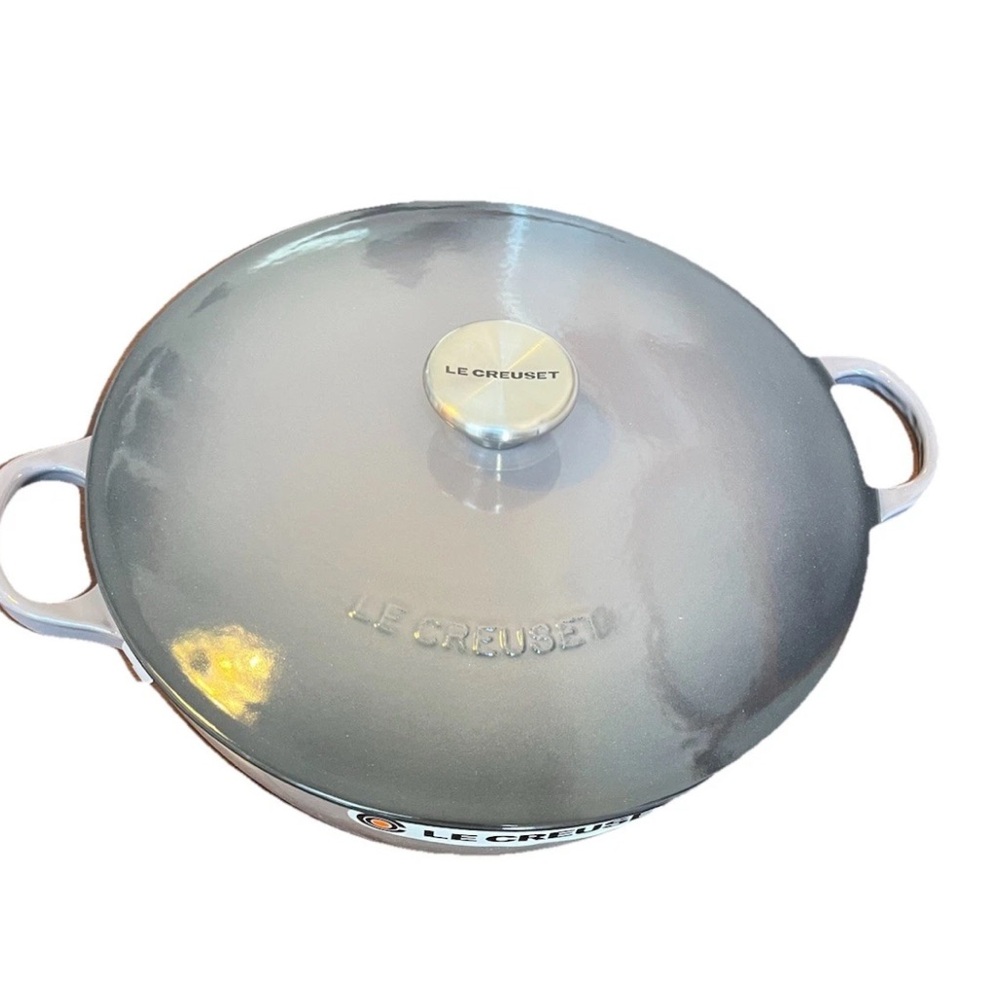 "Ocean" #26 Marmite LE CREUSET 4.5 Quart Traditional Soup Pot Cast Iron NWT - Picture 3 of 7